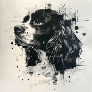 pets-tattoo-ideas – tattoo design ideas free ai generated – whisper-line – for-upper-thigh – Gallery: pets-inkby-ai