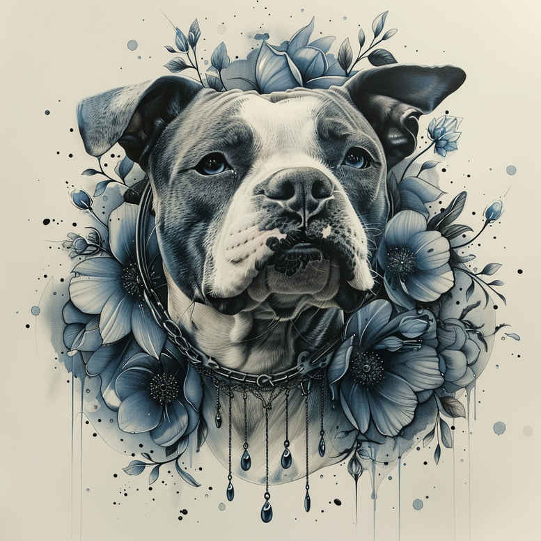 pets tattoo design ideas gentle shadow companion animals for abdomen