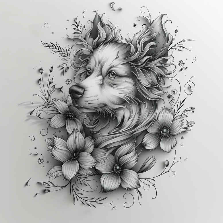 pets tattoo design ideas classic motifs companion animals stands for courage