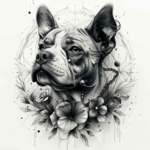 pets tattoo design ideas Realism seamless blend devotion for stomach