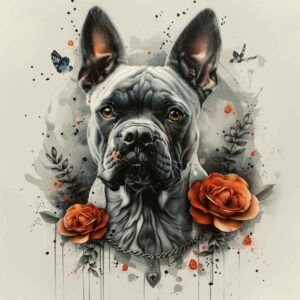pets tattoo design ideas Surrealism dreamlike expressive for lower leg