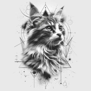 pets tattoo design ideas Surrealism esoteric expressive meaning courage