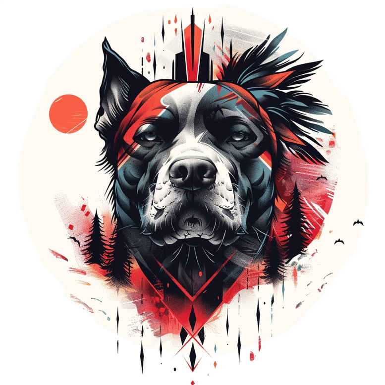 pets tattoo design ideas Surrealism phantasmagoria friendly for shoulder