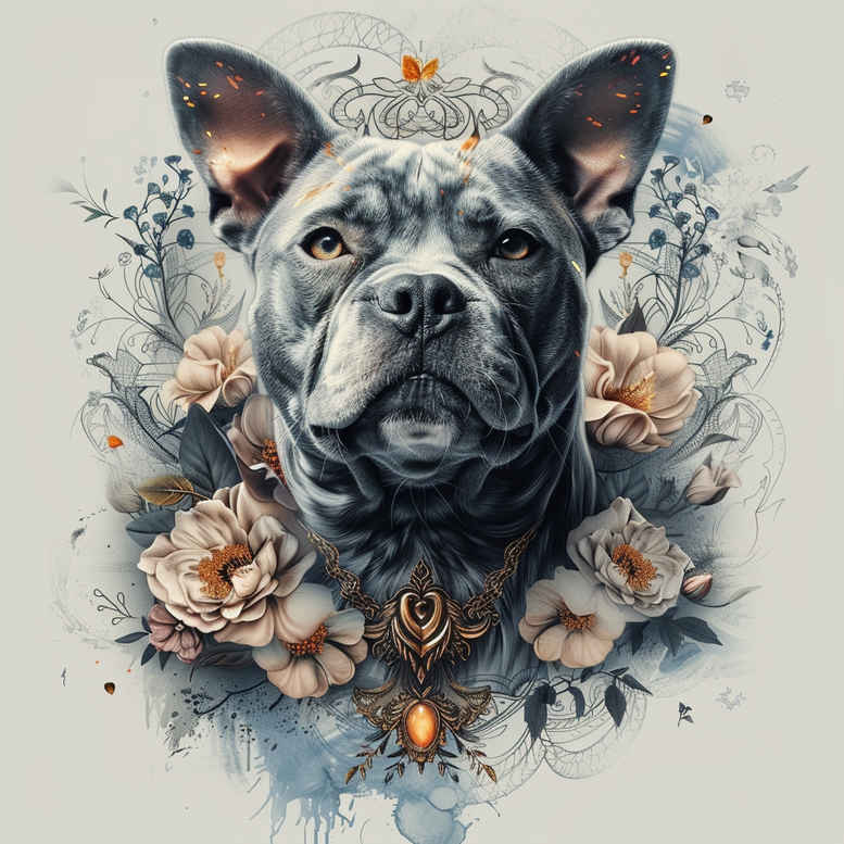 pets tattoo design ideas Surrealism morphic transformation love for forearm