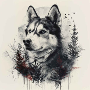 pets tattoo design ideas Surrealism blurred boundaries love resilience and power