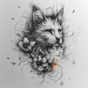 pets tattoo design ideas precise lines natural details for hand
