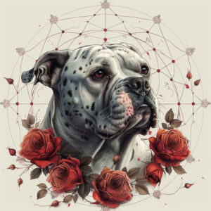 pets tattoo design ideas strong outlines pet portrait embodying endurance