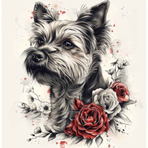 pets tattoo design ideas Surrealism psychic energy pet portrait for biceps