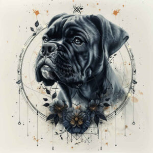 pets tattoo design ideas Realism soft focus portrait for hip