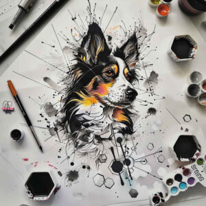 pets tattoo design ideas bold highlights realism for back