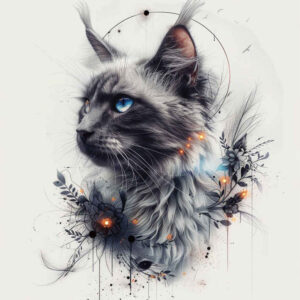 pets tattoo design ideas geometric realism meaning perseverance
