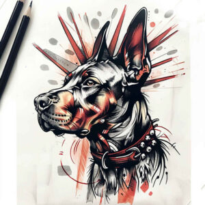 pets tattoo design ideas Realism precise gradient realism shows endurance