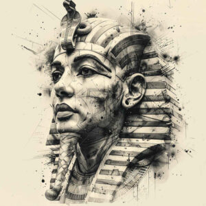 pharaoh-realistic-tattoo – tattoo design ideas free ai generated – neotraditional-modern-classic – for-full-back – Gallery: pharaoh-inkby-ai