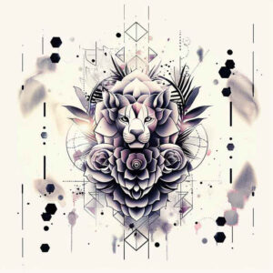 pharaoh-with-protection-symbol – tattoo design ideas free ai generated – surrealism-symbolic-motifs – for-shin – Gallery: pharaoh-inkby-ai