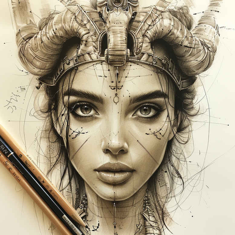 pharaoh tattoo design ideas Surrealism blurred edges ancient egypt for back