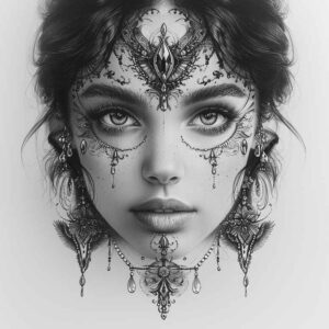 pharaoh tattoo design ideas intricate ornamental details courage and power