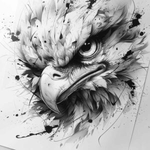 phoenix-and-magic – tattoo design ideas free ai generated – neotraditional-modern-classic – for-upper-back – Gallery: phoenix-inkby-ai