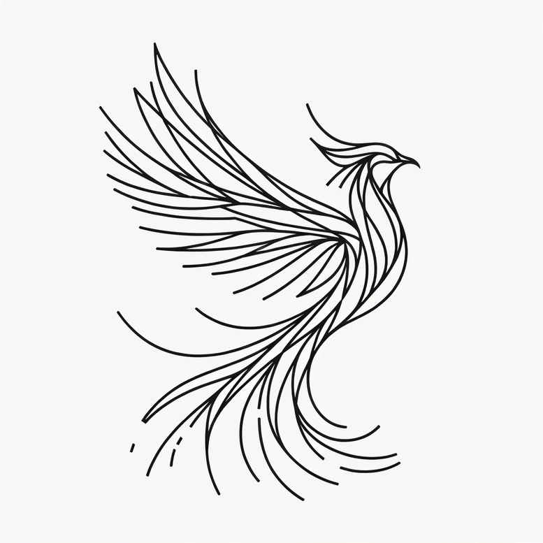 phoenix-and-symbolism – tattoo design ideas free ai generated – realism-contrast-ink – for-hand – Gallery: phoenix-inkby-ai