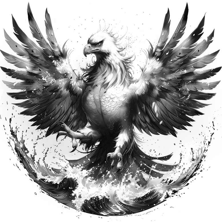 phoenix-in-art – tattoo design ideas free ai generated – neotraditional-layered-shading – for-lower-arm – Gallery: phoenix-inkby-ai