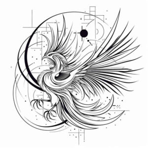 phoenix – tattoo design ideas free ai generated – neotraditional-bold-motifs – for-wrist-side – Gallery: phoenix-inkby-ai