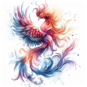 phoenix tattoo design ideas cinematic fiery tail for neck