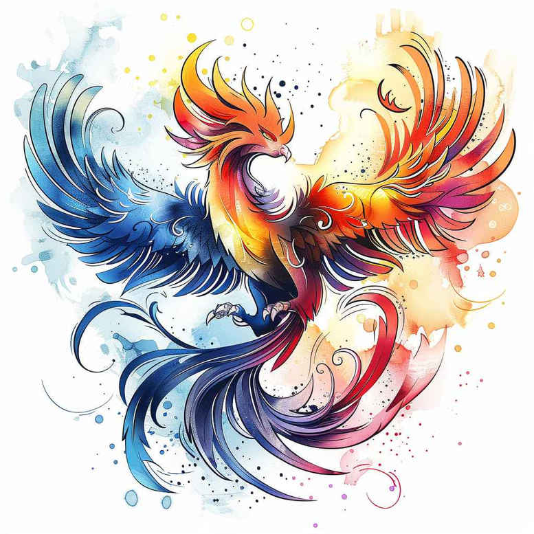 phoenix tattoo design ideas Realism soft focus hope symbol for elbow