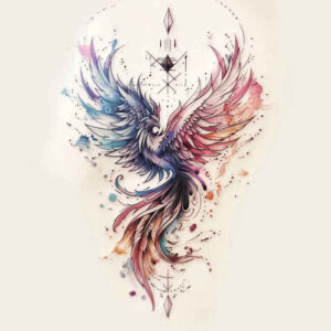 phoenix tattoo design ideas enhanced shading life symbol for fingers