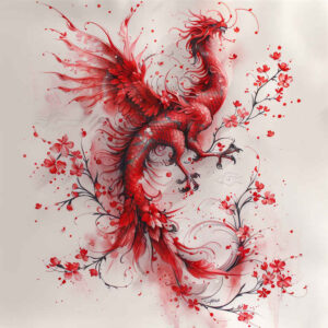 phoenix tattoo design ideas Neotraditional sharp edges life symbol meaning endurance