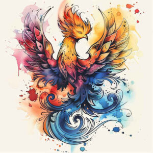 phoenix tattoo design ideas Realism lifelike eyes myth for full back