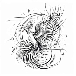 phoenix tattoo design ideas Realism realistic color renewal endurance and power