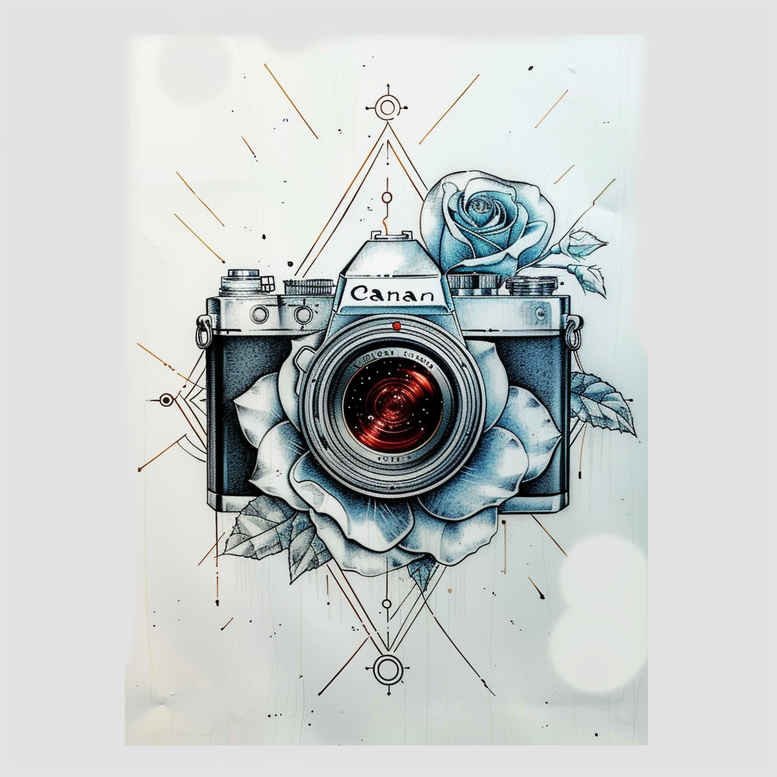 artistic-photography-tattoo – tattoo design ideas free ai generated – airy-touch – for-wrist – Gallery: photography-inkby-ai