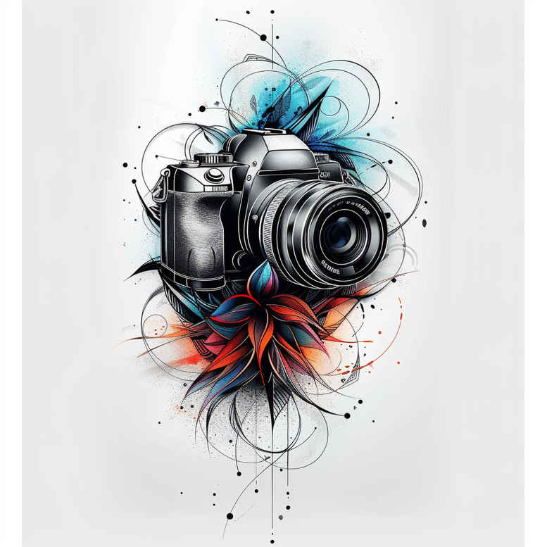 color-photography-tattoo – tattoo design ideas free ai generated – bare – for-side – Gallery: photography-inkby-ai