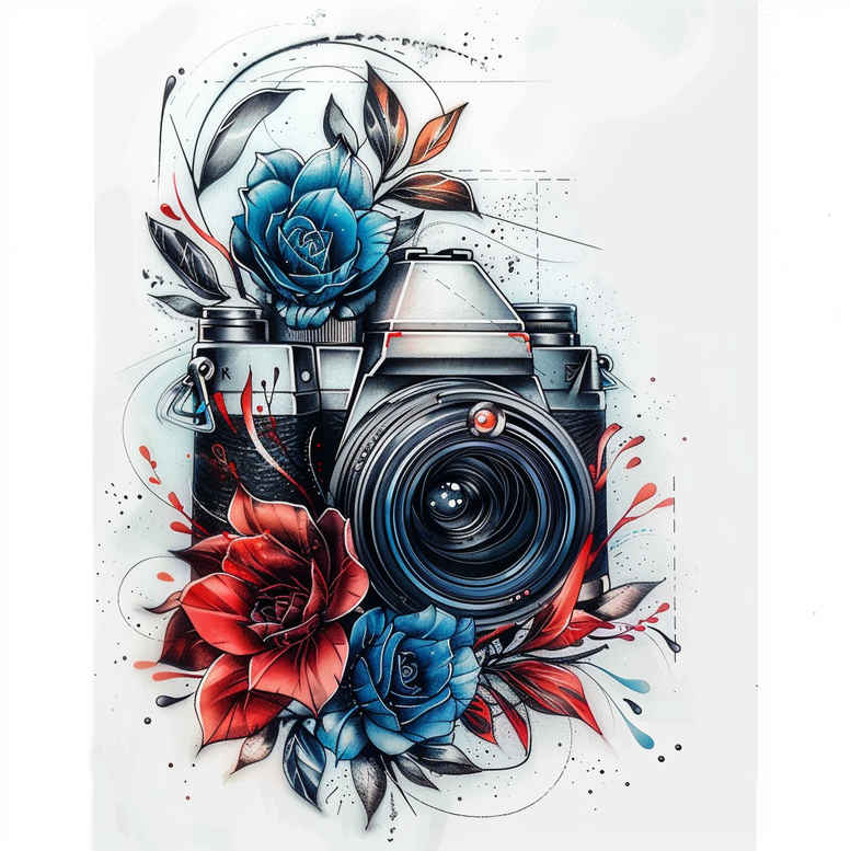 composition-tattoo – tattoo design ideas free ai generated – elemental – for-palm – Gallery: photography-inkby-ai