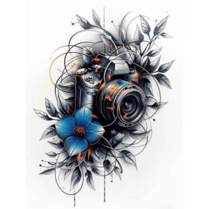 composition-tattoo – tattoo design ideas free ai generated – few-strokes – for-nape – Gallery: photography-inkby-ai