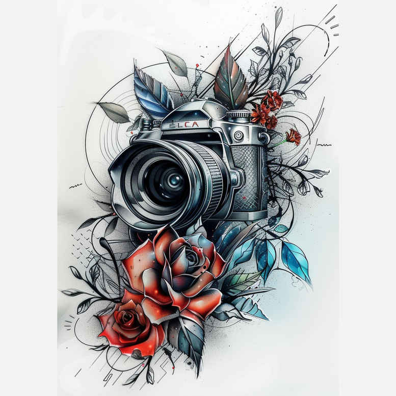 composition-tattoo – tattoo design ideas free ai generated – micro-design – for-wrist – Gallery: photography-inkby-ai