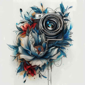 creative-photography-tattoo – tattoo design ideas free ai generated – concise – for-abdomen – Gallery: photography-inkby-ai