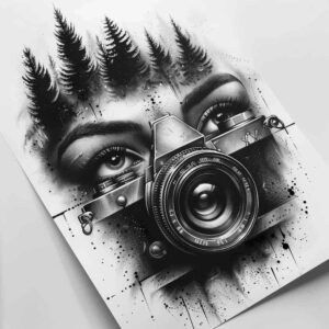 delicate-photography-tattoo – tattoo design ideas free ai generated – miniature – for-side-torso – Gallery: photography-inkby-ai