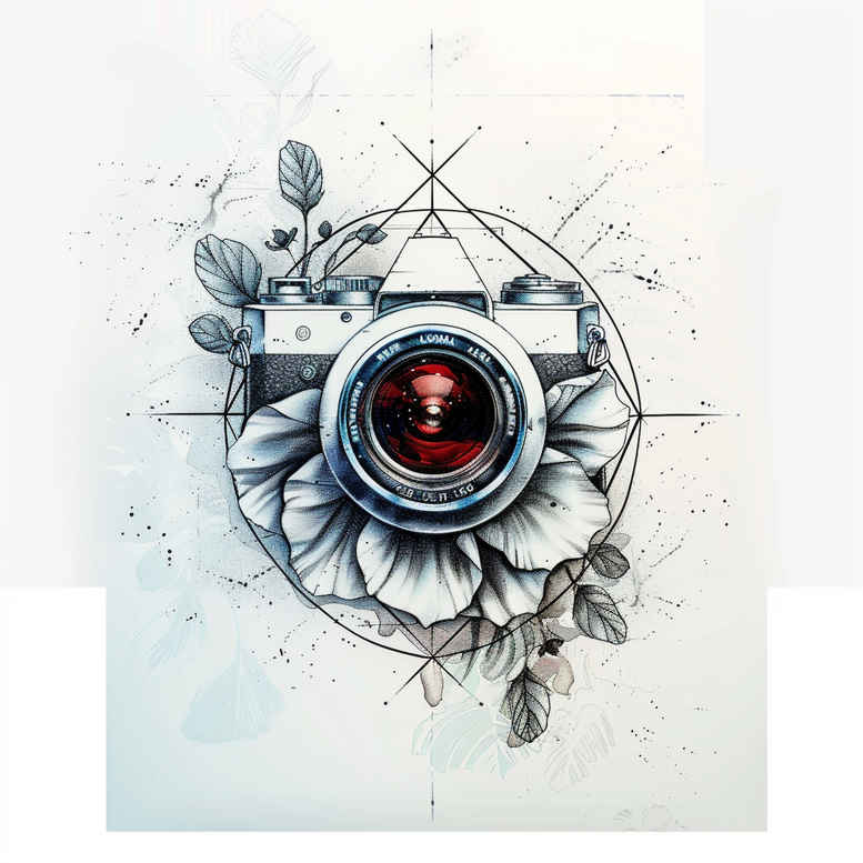 delicate-photography-tattoo – tattoo design ideas free ai generated – minimalist-script – for-chest – Gallery: photography-inkby-ai