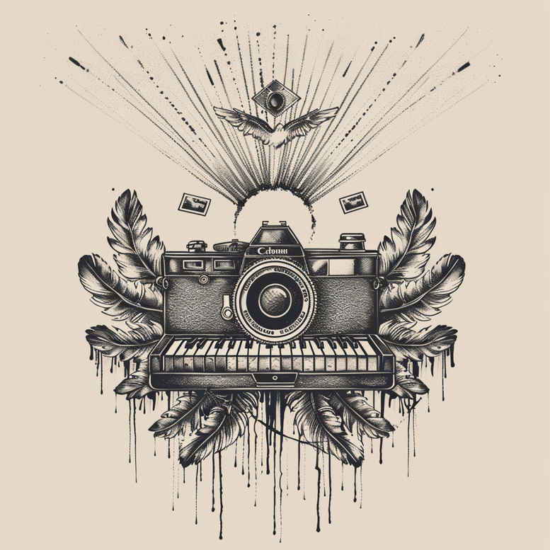 detailed-photography-tattoo – tattoo design ideas free ai generated – punctual – for-stomach – Gallery: photography-inkby-ai