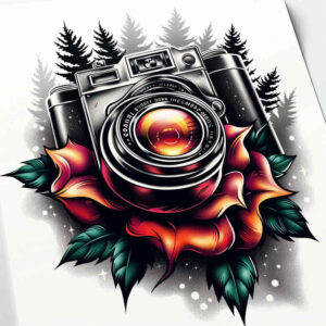 emotional-photography-tattoo – tattoo design ideas free ai generated – clear-cut – for-forearm – Gallery: photography-inkby-ai