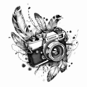 emotional-photography-tattoo – tattoo design ideas free ai generated – plain-tattoo – for-calf – Gallery: photography-inkby-ai