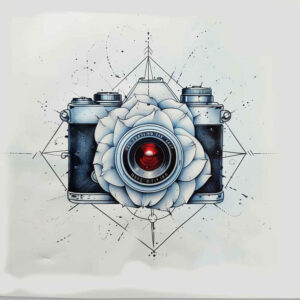 energetic-photography-tattoo – tattoo design ideas free ai generated – elemental – for-stomach – Gallery: photography-inkby-ai