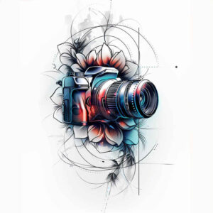 fashion-photography-tattoo – tattoo design ideas free ai generated – tiny-tattoo – for-upper-shoulder – Gallery: photography-inkby-ai