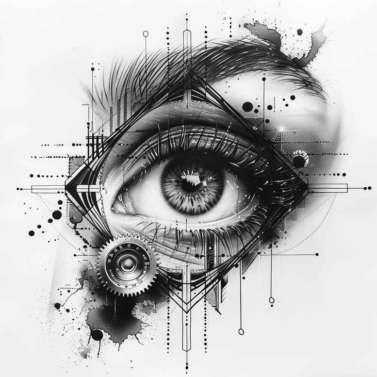 line-photography-tattoo – tattoo design ideas free ai generated – micro-design – for-upper-chest – Gallery: photography-inkby-ai