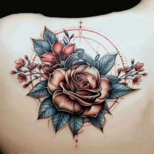 line-photography-tattoo – tattoo design ideas free ai generated – short-stroke – for-sternum – Gallery: photography-inkby-ai