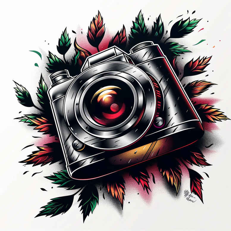 natural-photo-tattoo – tattoo design ideas free ai generated – monochrome – for-heel – Gallery: photography-inkby-ai