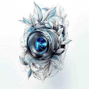 nature-photography-tattoo – tattoo design ideas free ai generated – dotwork – for-thigh – Gallery: photography-inkby-ai