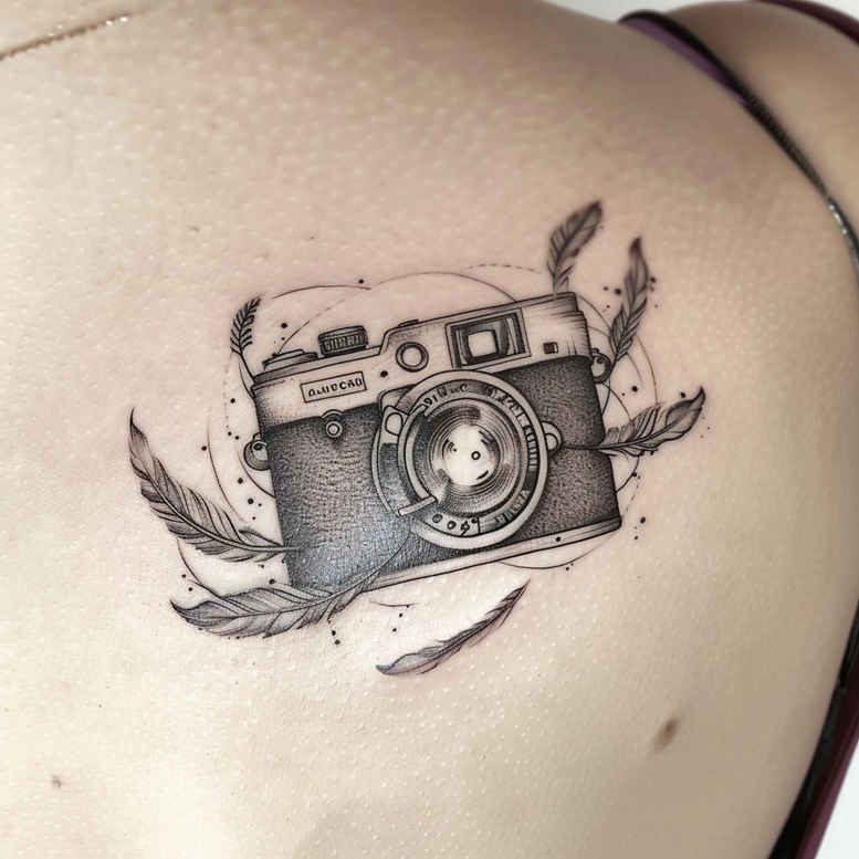 nature-photography-tattoo – tattoo design ideas free ai generated – unadorned – for-shoulder – Gallery: photography-inkby-ai