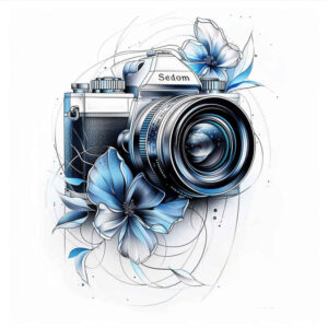 pastel-color-photography-tattoo – tattoo design ideas free ai generated – tiny-motif – for-back – Gallery: photography-inkby-ai