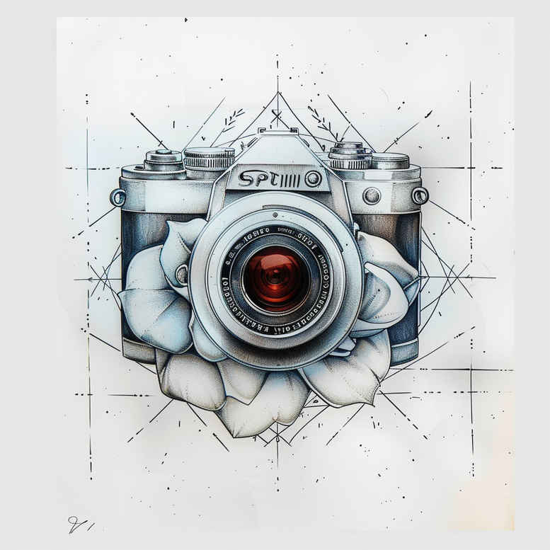 photo-session-tattoo – tattoo design ideas free ai generated – clean-lines – for-triceps – Gallery: photography-inkby-ai